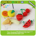 Något sött Frukt Eraser Mini gullig design för barn